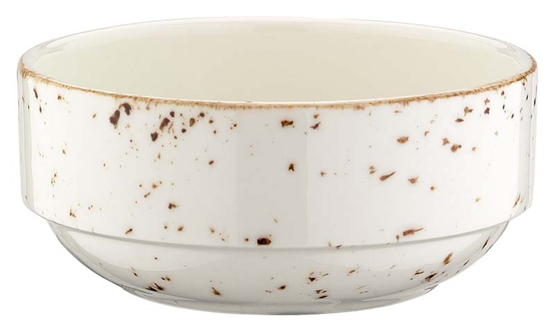 Bonna Grain Banquet Stackable bowl 12cm cream - 12 pcs. Bonna Grain Banquet Stackable bowl 12cm cream - 12 pcs.