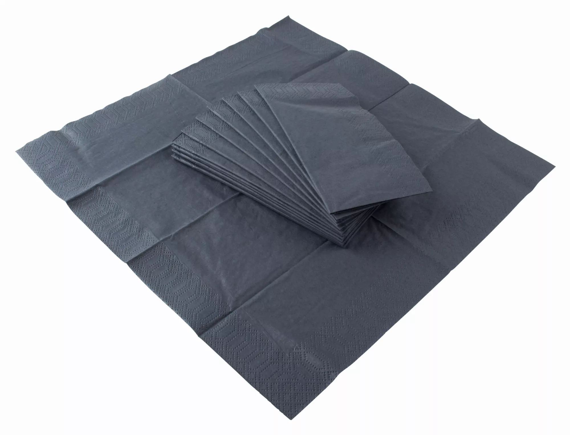Napkins, Duni, 33x33cm, 1/8 fold, 3 layers, black - 250 pcs. Napkins, Duni, 33x33cm, 1/8 fold, 3 layers, black - 250 pcs.
