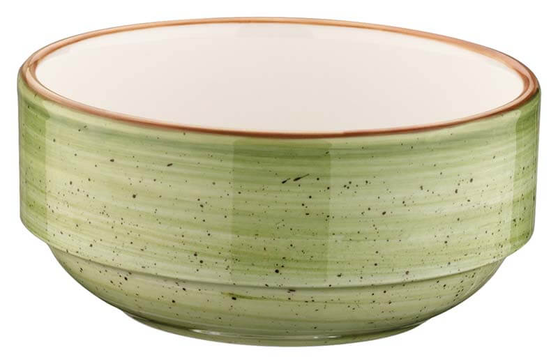 Bonna Aura Therapy Banquet Stackable bowl 12cm green - 12 pcs. Bonna Aura Therapy Banquet Stackable bowl 12cm green - 12 pcs.