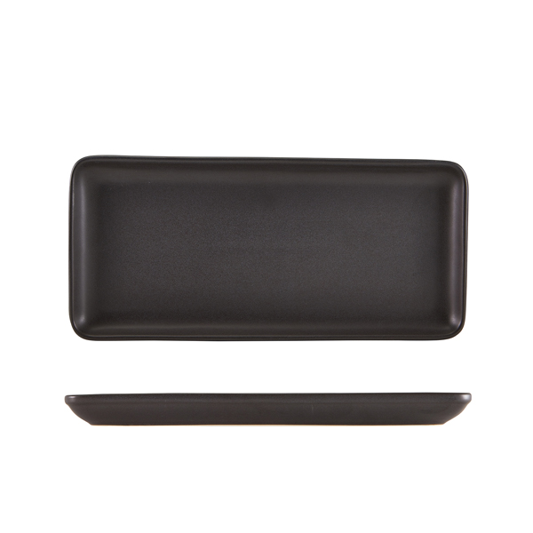 Narrow rectangular plate Antigo stoneware antique bronze – 31 x 14 cm (6 pcs.)