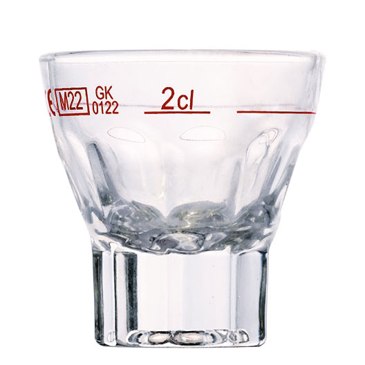 Shot glass Mannheim - 37ml, 2cl CM