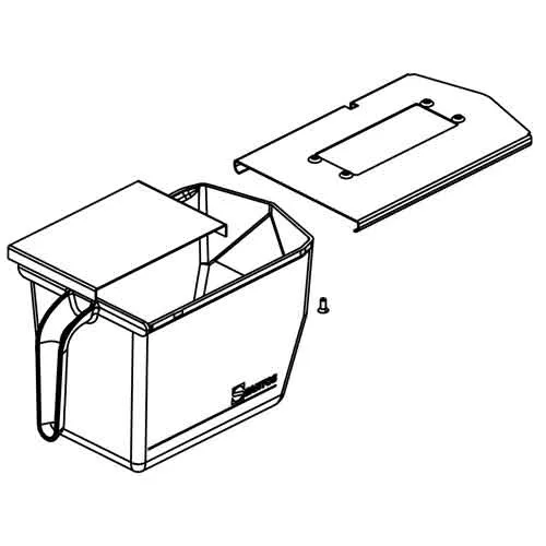 09500 - Santos #9 - Complete drawer with sustainer + screws 09500 - Santos #9 - Complete drawer with sustainer + screws
