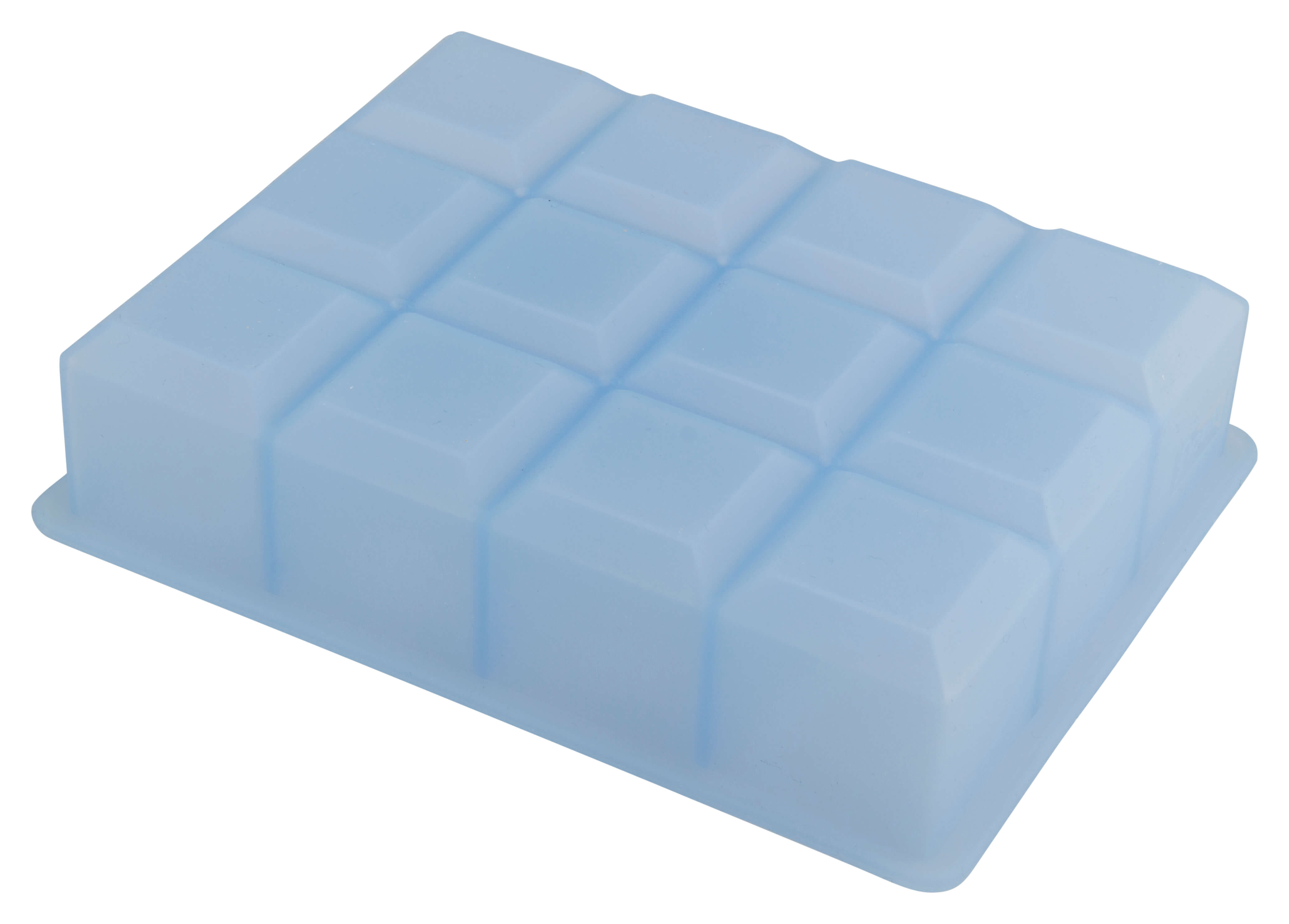 Ice former Cubes, 12 cubes, Lurch - platinum-silicone (4cm)