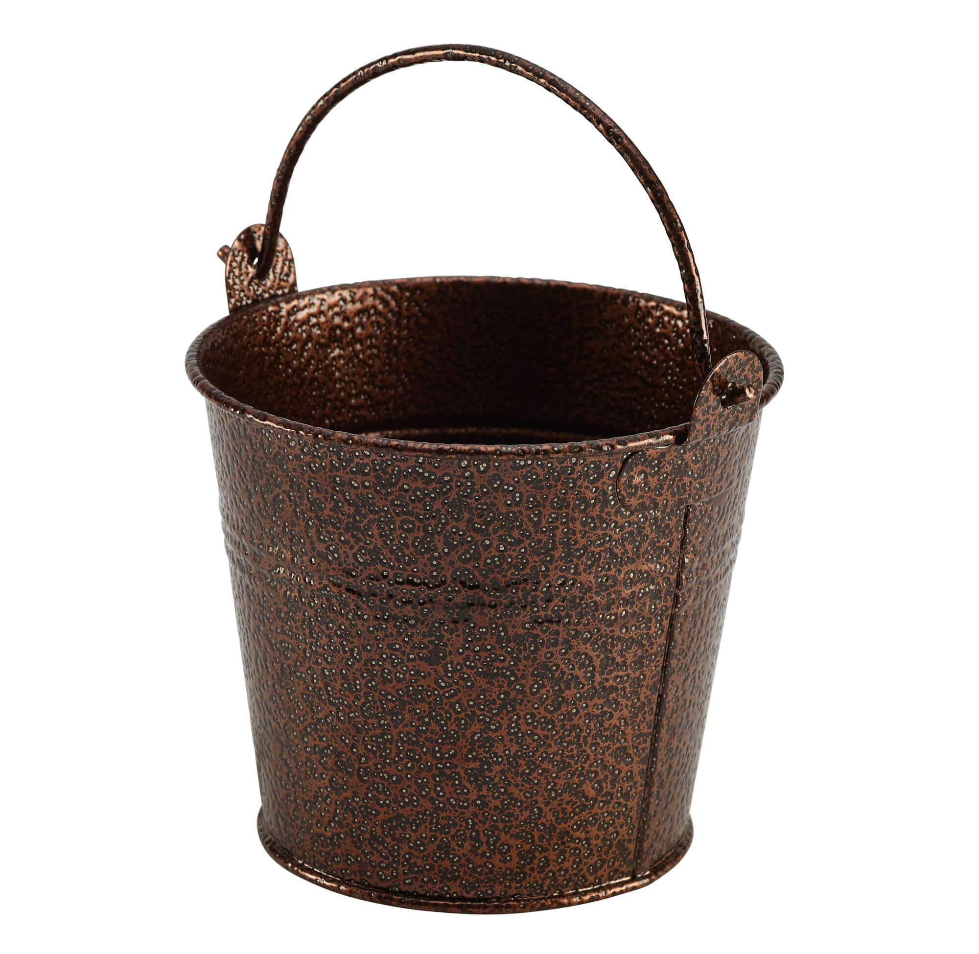 Bucket, galvanized steel copper-colored - 500ml