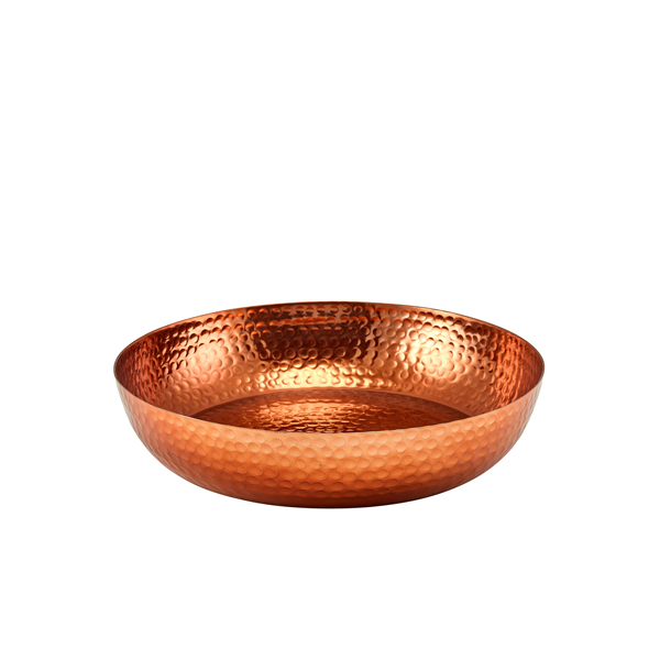 Hammered Aluminium Platter, copper-colored - 31cm Hammered Aluminium Platter, copper-colored - 31cm