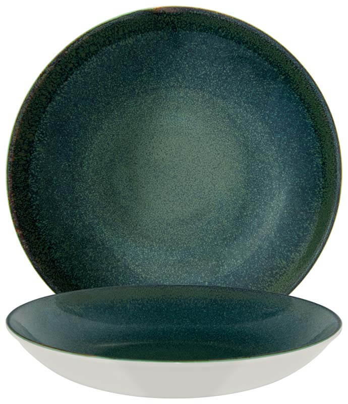 Bonna Ore Mar Bloom Deep plate 23cm green - 6 pcs. Bonna Ore Mar Bloom Deep plate 23cm green - 6 pcs.