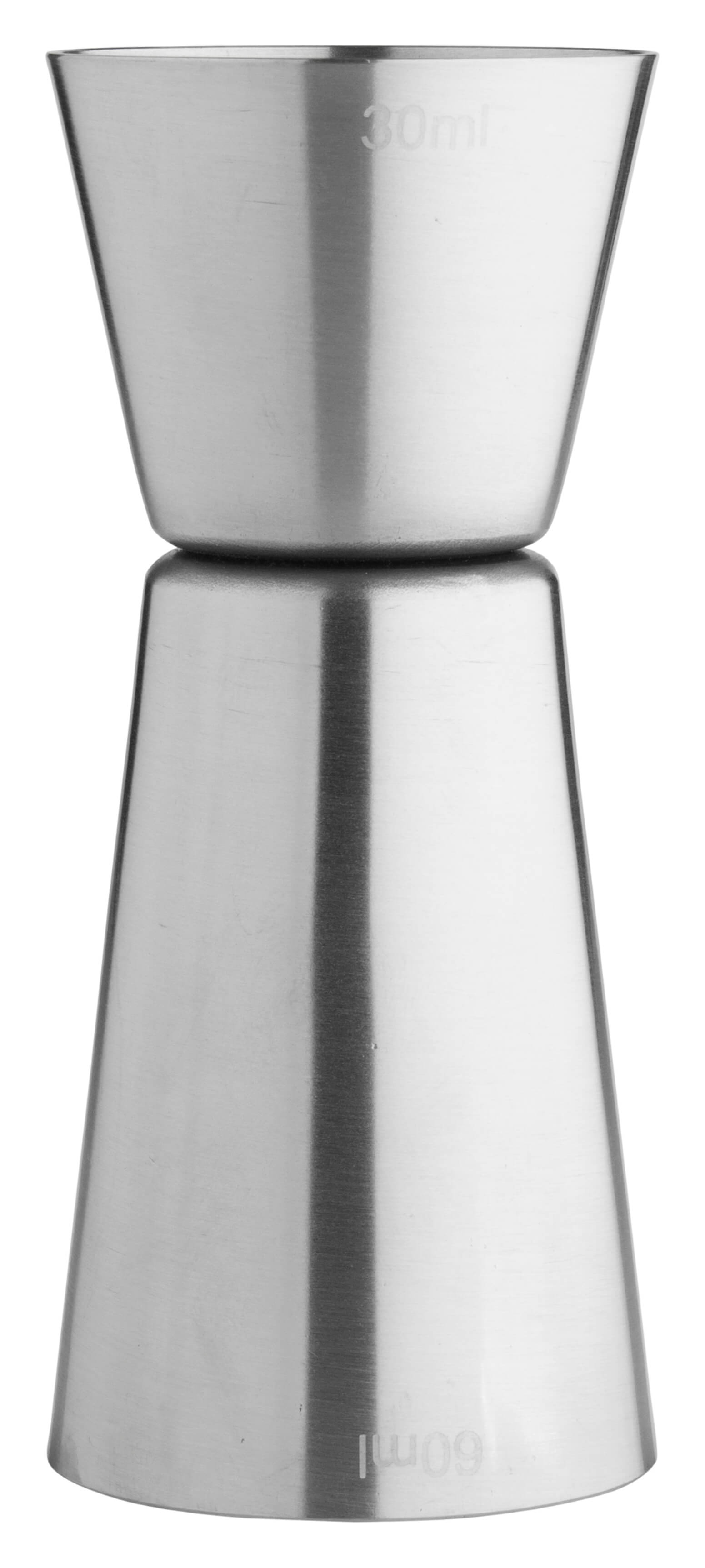 Double jigger, brushed - stainless steel (30/60ml)