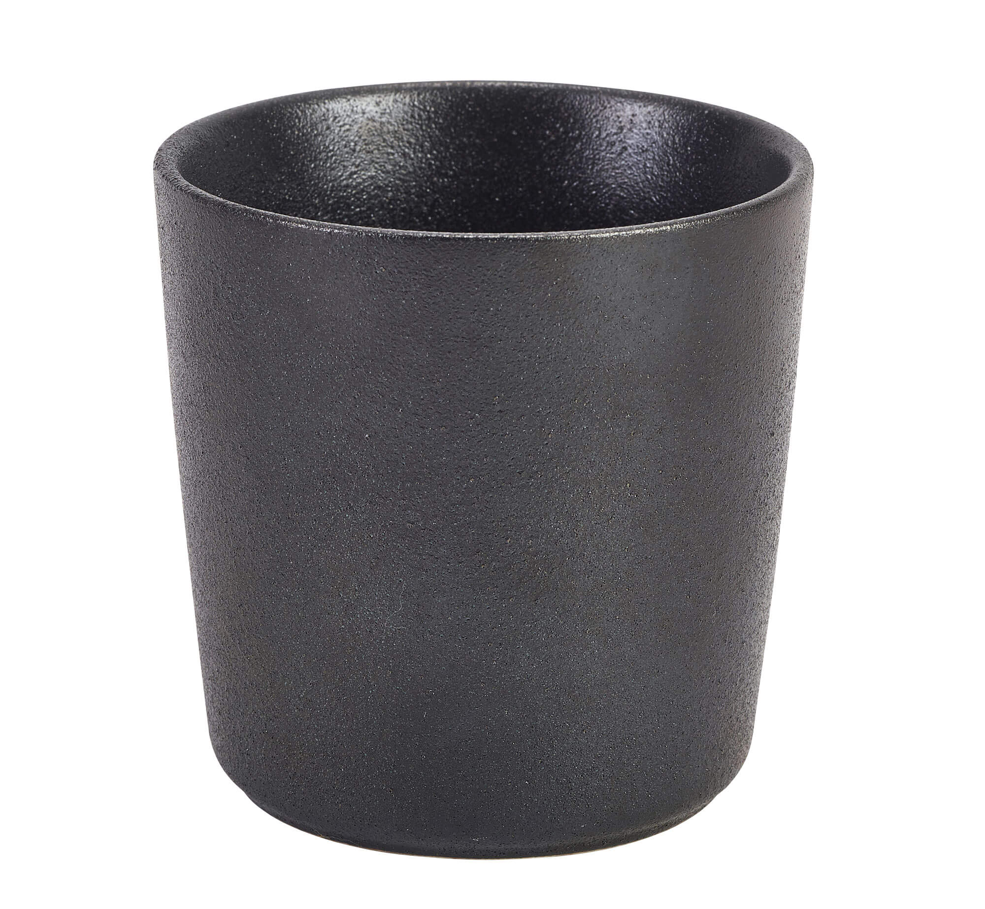 Snack holder forged stoneware, black - 300ml (6 pcs.)