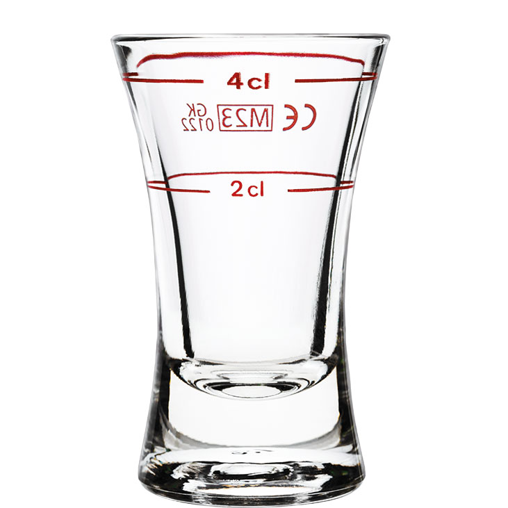 Shot glass Wachtmeister - 56ml, 2cl+4cl CM (12 pcs.) Shot glass Wachtmeister - 56ml, 2cl+4cl CM (12 pcs.)