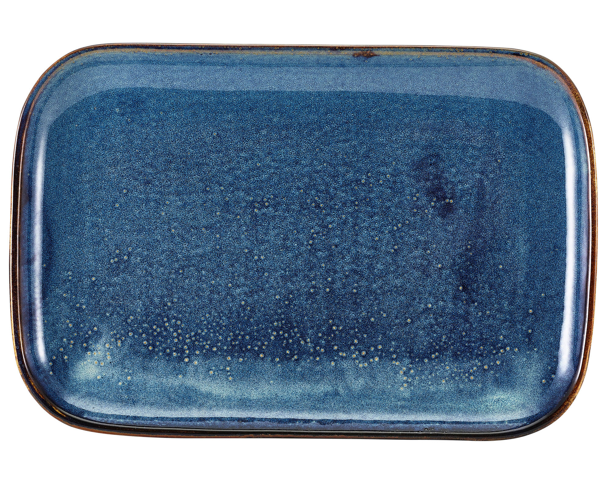 Rectangular Plate Terra Aqua Blue - 34,5x23,5cm (6 pcs.)