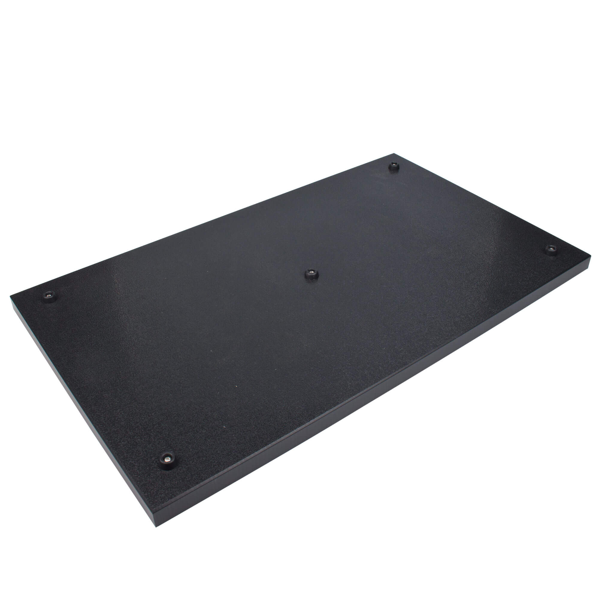 Cutting board with juice groove, HDPE black - 49,5x29,5cm