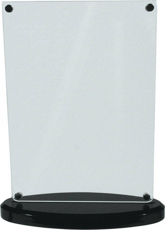 Advertisement set-up, heavy pedestal - 17x12x6cm