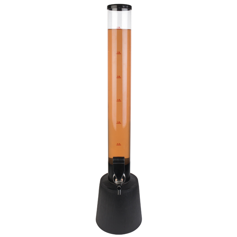 Beer tower / drink dispenser with tap - 3 liters (1 pc.) Beer tower / drink dispenser with tap - 3 liters (1 pc.)