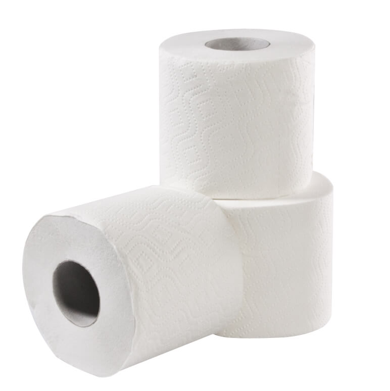 Jumbo lavatory paper 2ply - bright white (6 pcs.)