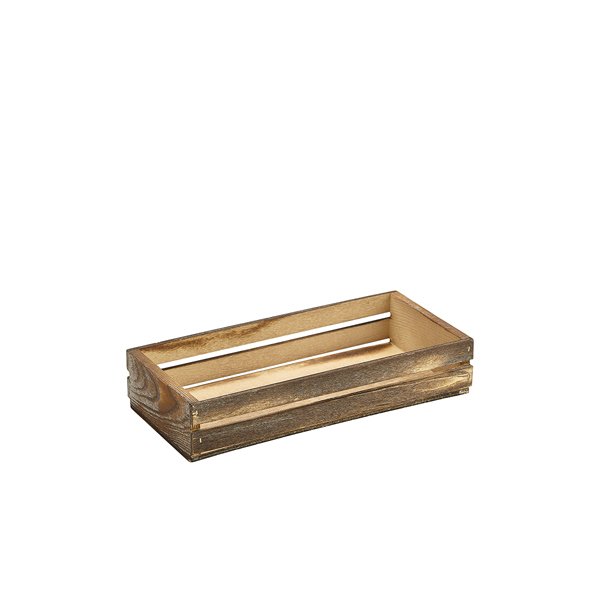Rustic Wooden Crate - 25x12x5cm Rustic Wooden Crate - 25x12x5cm