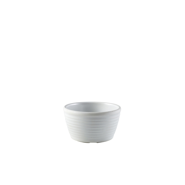 Ramekin Ripple, melamine matt white - 56ml (24 pcs.) Ramekin Ripple, melamine matt white - 56ml (24 pcs.)