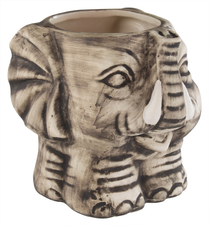 Tiki mug "elephant", matt finish - 350ml