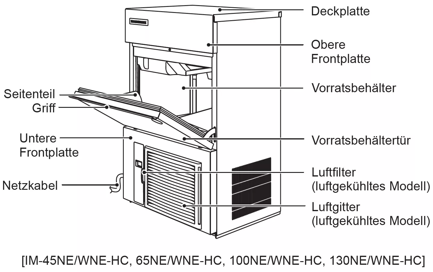 Hoshizaki IM-100NE-HC-32 (XL cube) Hoshizaki IM-100NE-HC-32 (XL cube)