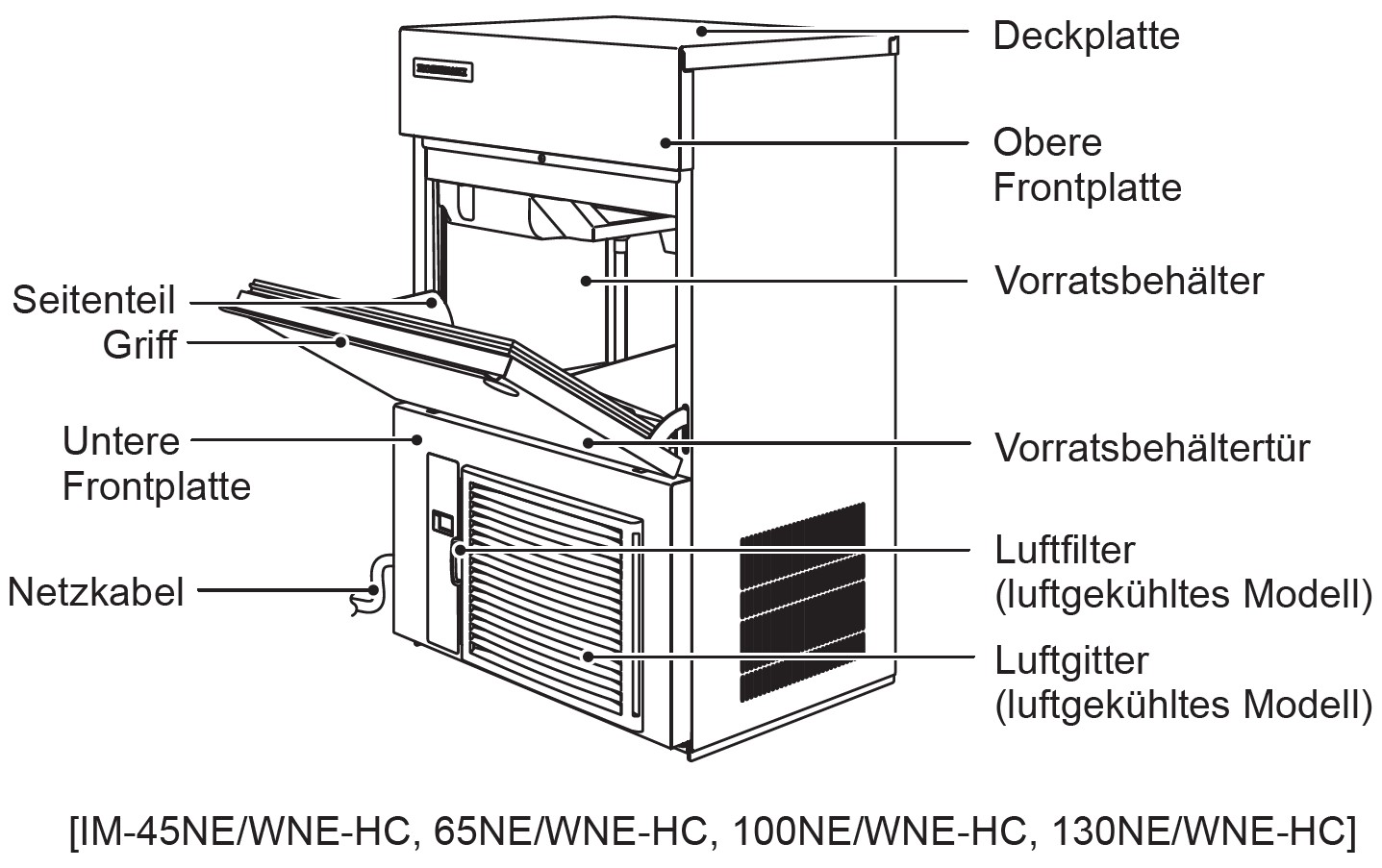 Hoshizaki IM-100NE-HC-32 (XL cube)