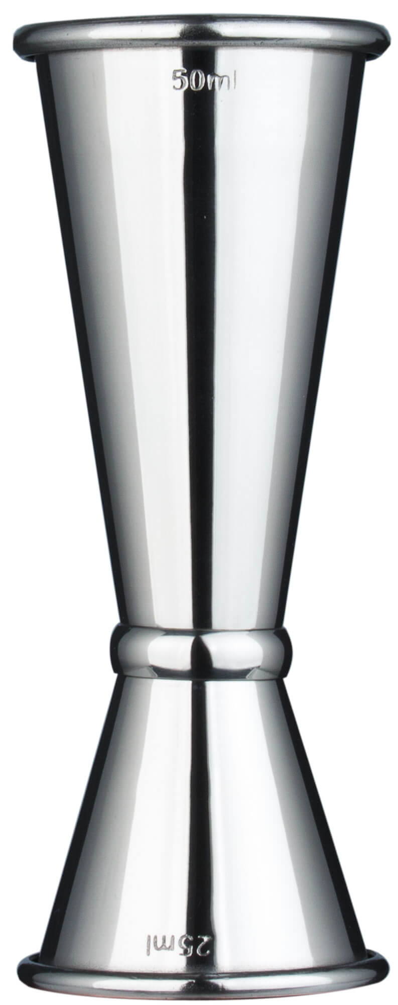 Jigger polished - stainless steel (25/50ml)