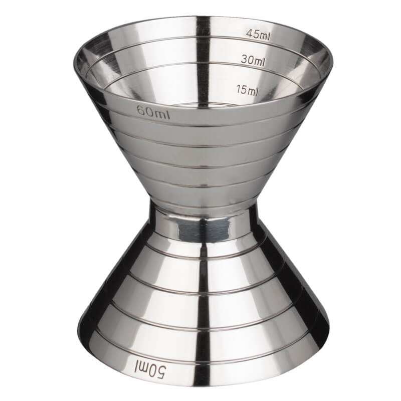 Calabrese jigger, ml/oz - stainless steel (50/60ml)