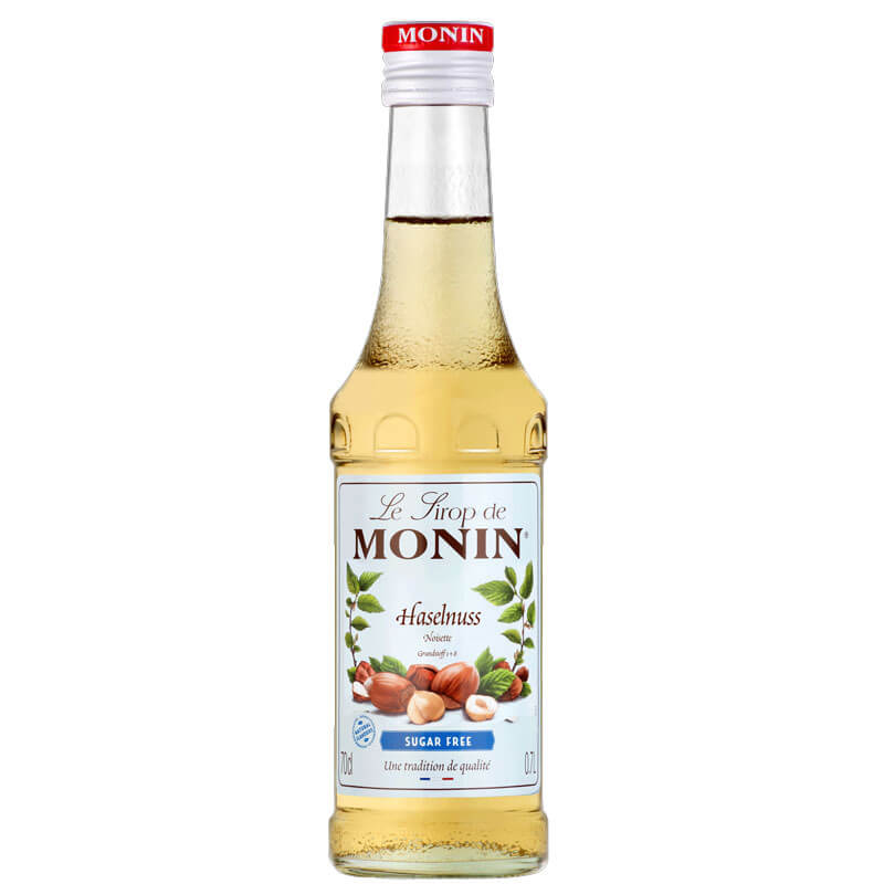 Hazelnut sugar free (light) - Monin Syrup mini (0,25l)