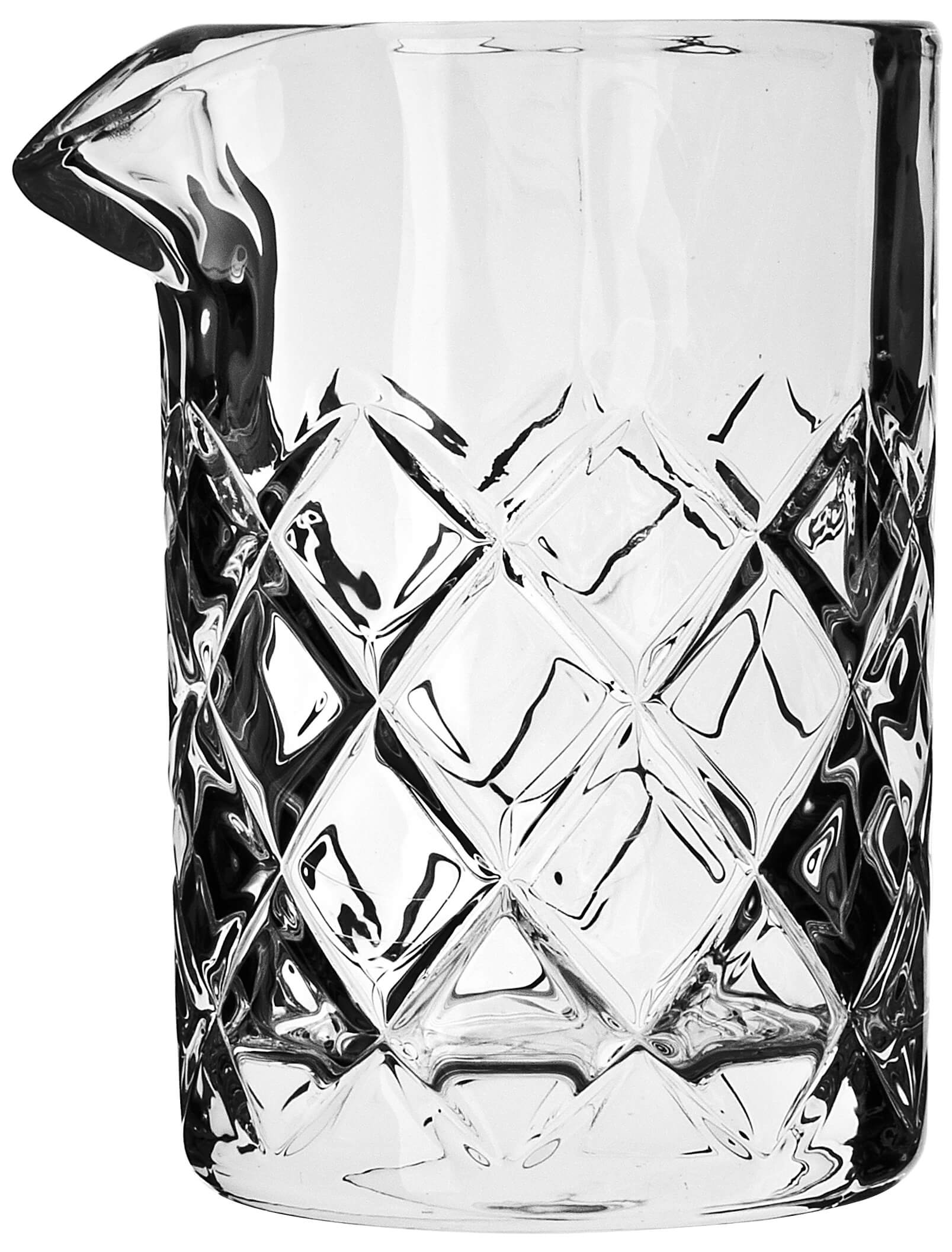 Mixing glass Diamond cut with pouring lip, Prime Bar - 640ml