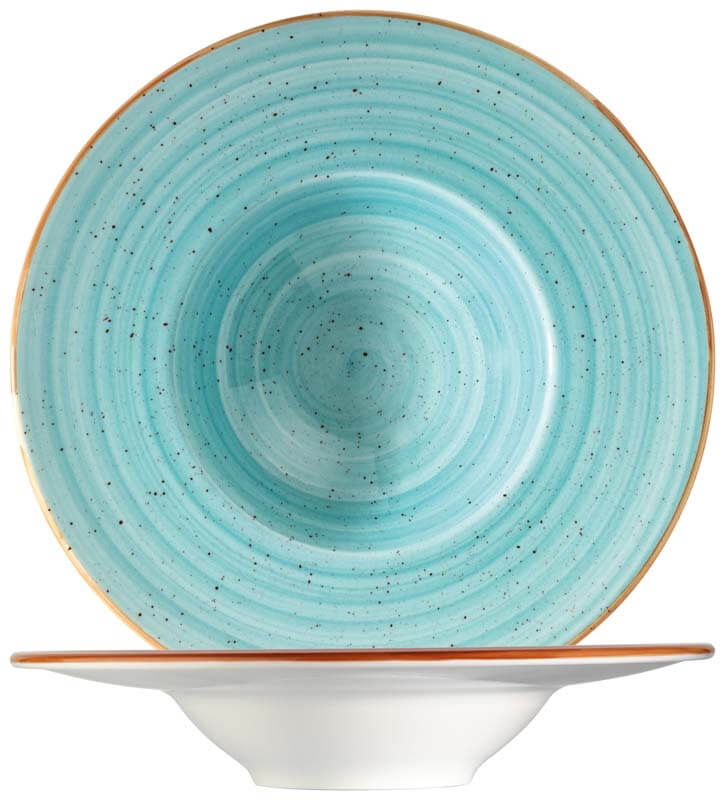 Bonna Aura Aqua Banquet Pasta plate 28cm turquoise - 6 pcs. Bonna Aura Aqua Banquet Pasta plate 28cm turquoise - 6 pcs.