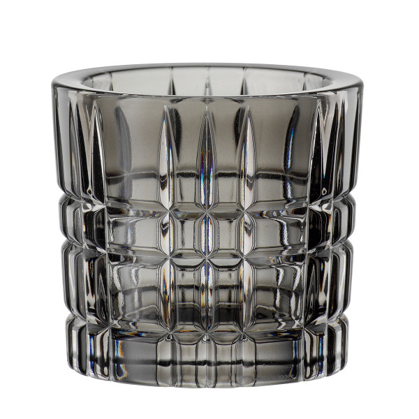 Tealight holder Square, Nachtmann - smoke