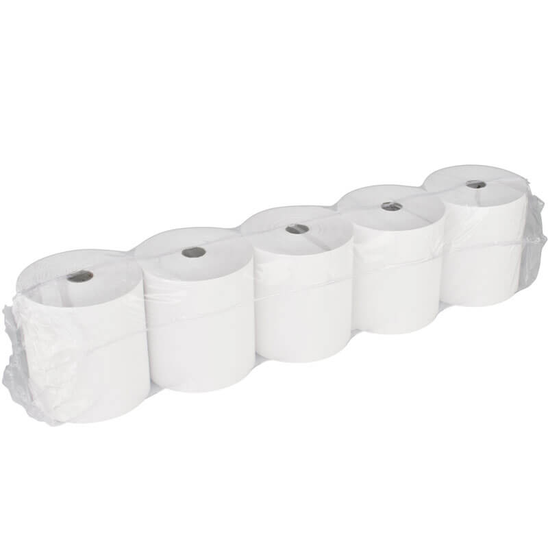 Thermal paper rolls 80mm x 80m x 12mm, 72mm diameter (5 rolls)