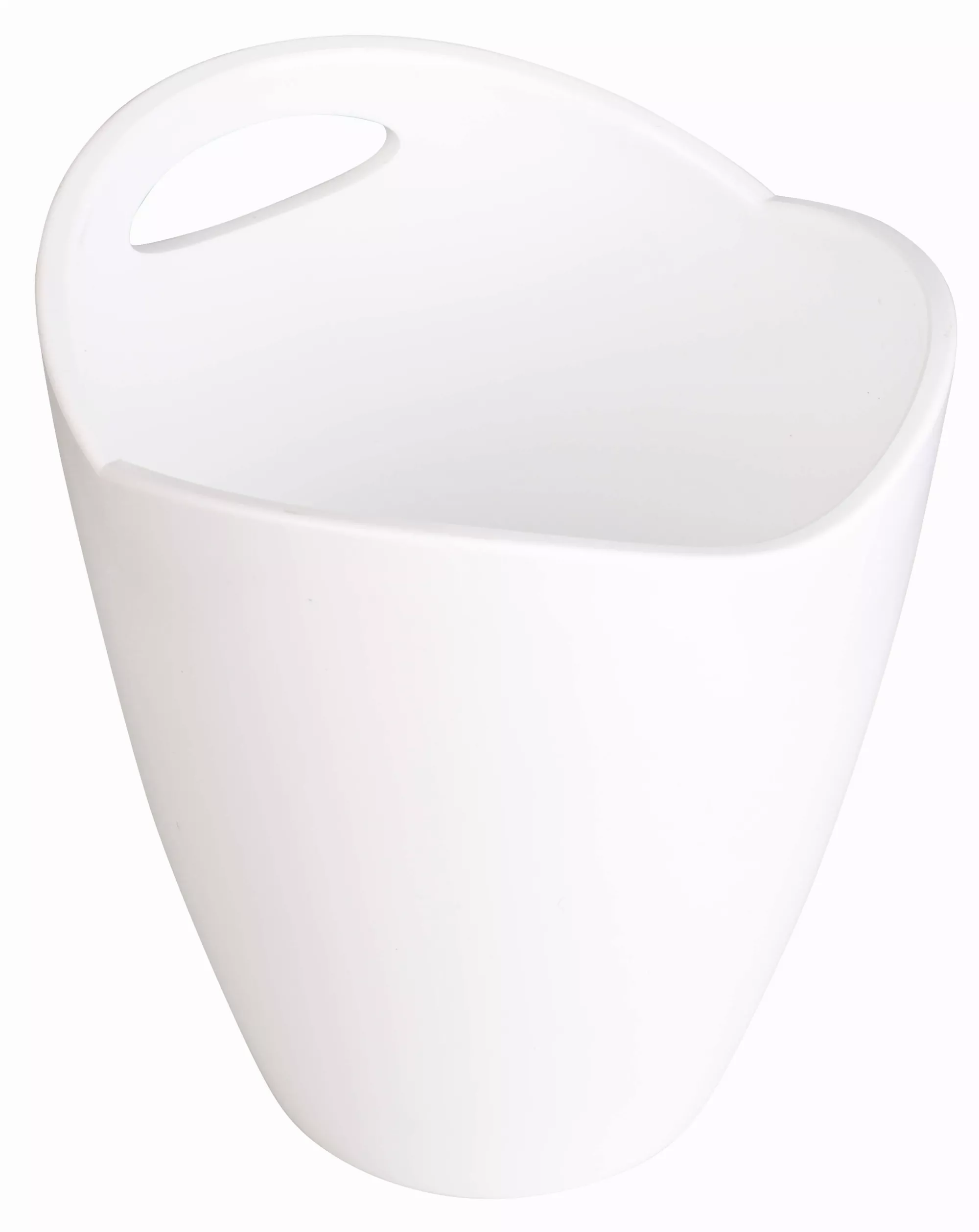 Bottle cooler plastic, with handle - white Bottle cooler plastic, with handle - white