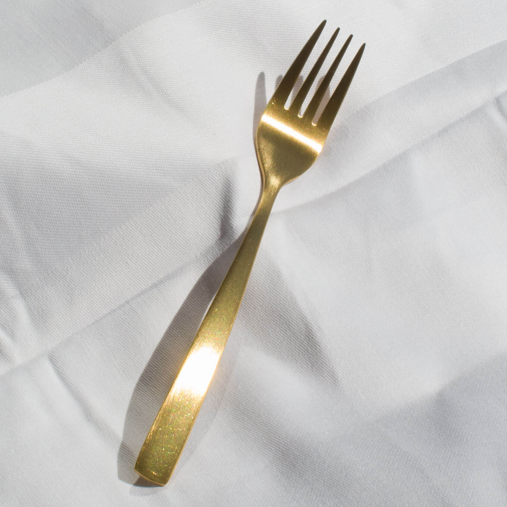 Cake fork Comas BCN - gold-colored (12 pcs.)