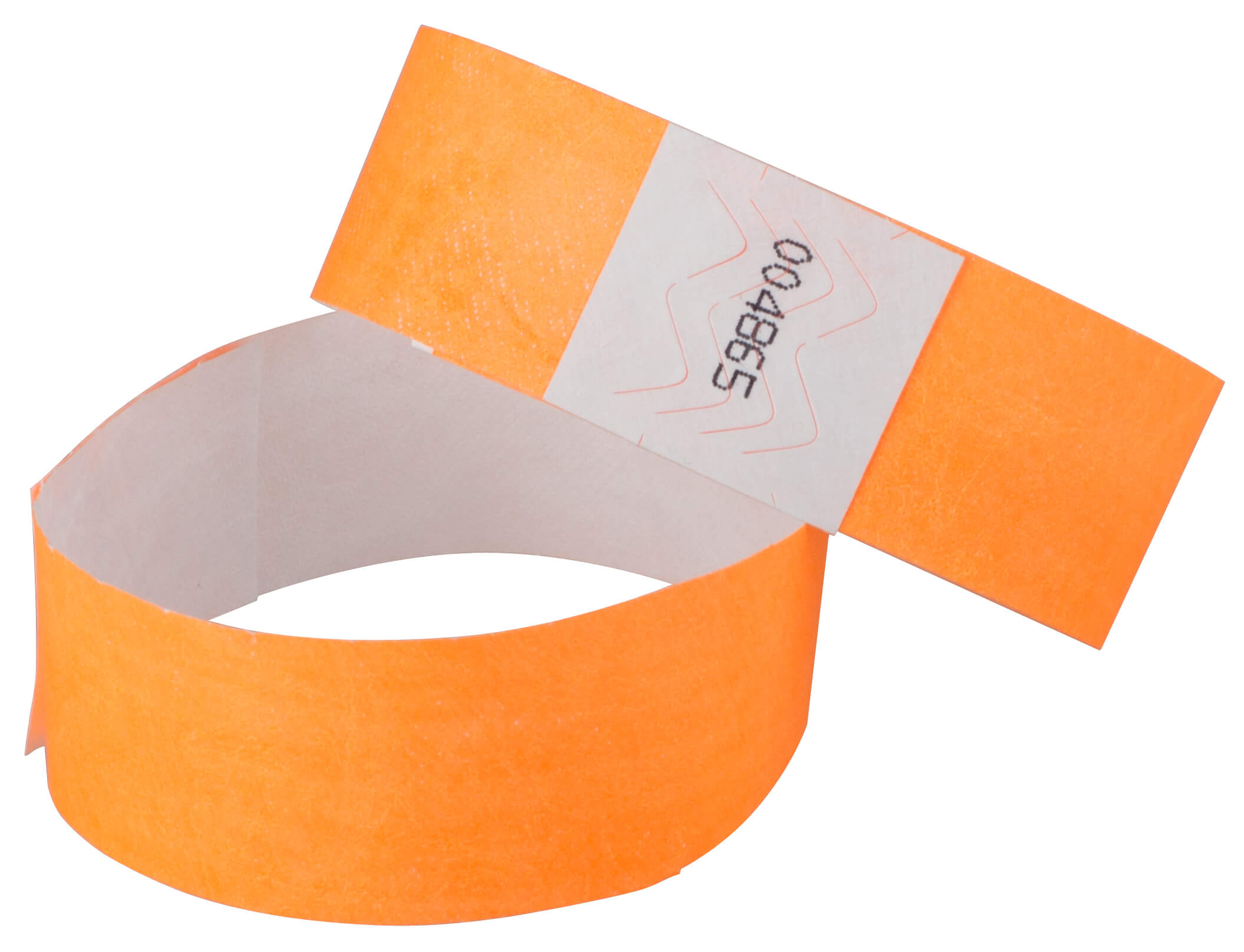 25 Tystar Wristbands 25x2,5cm - orange