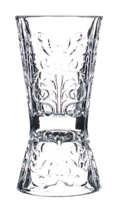 Double jigger Tattoo, RCR - crystal glass - 30/60ml (1 pc.) Double jigger Tattoo, RCR - crystal glass - 30/60ml (1 pc.)