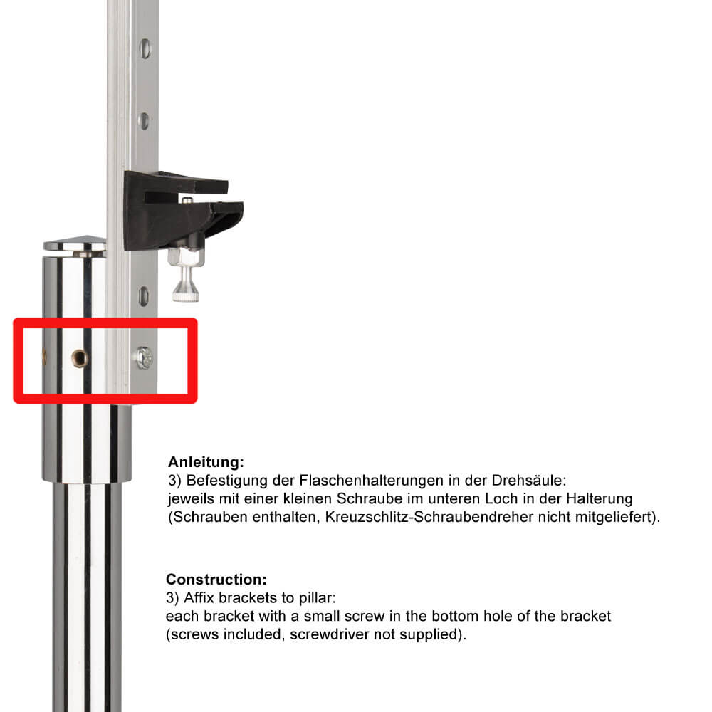 Rotary 6 Bottle Stand (0,7l-1,0l) Rotary 6 Bottle Stand (0,7l-1,0l)