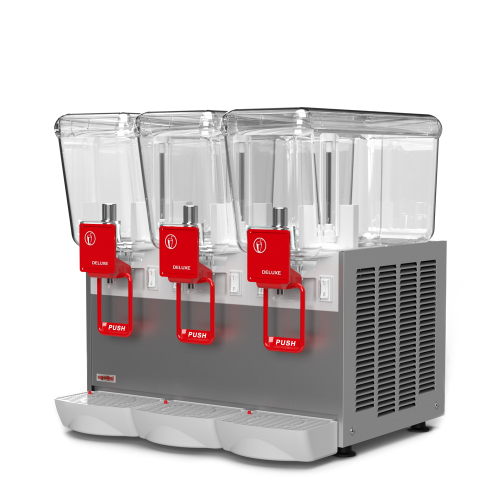 Arctic Deluxe 12/3 AA cold beverage dispenser – 3 x 12 liters, agitator system