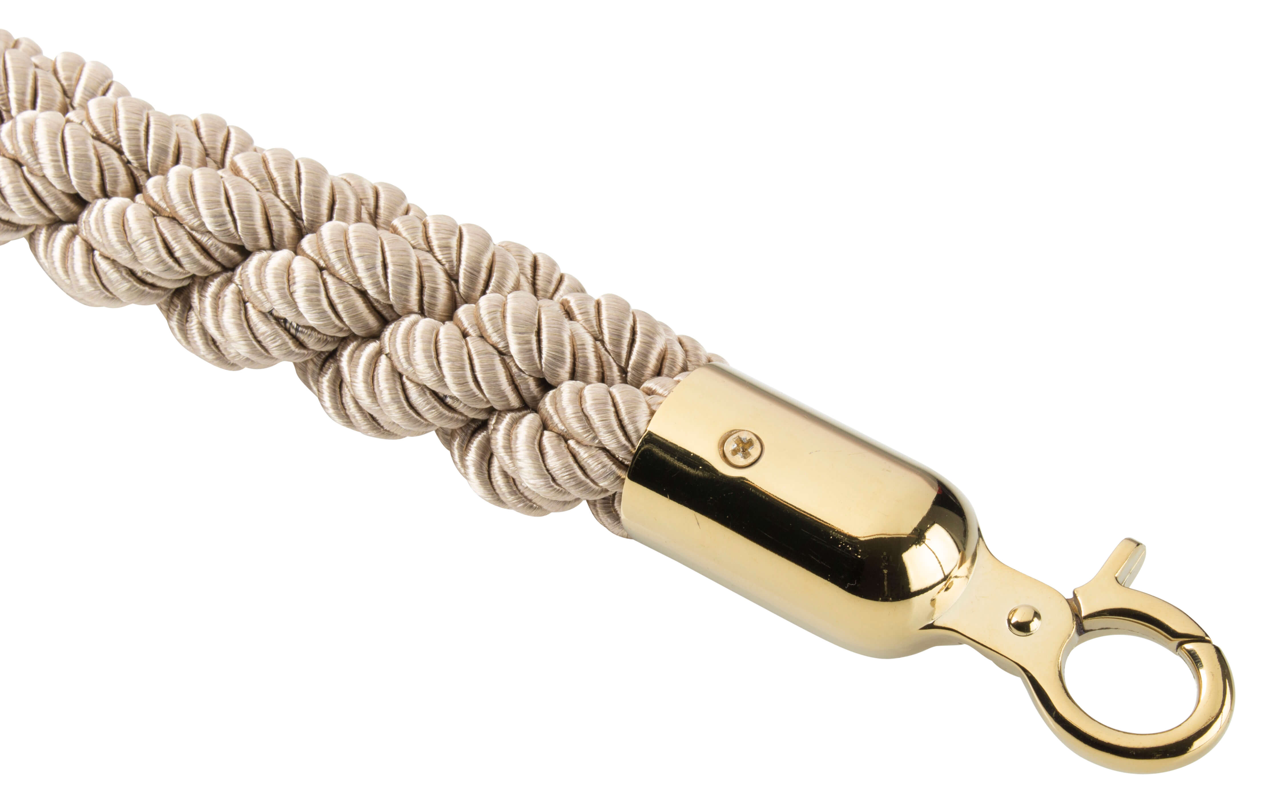 Queue-management cord 1500x32 nature/titanium gold