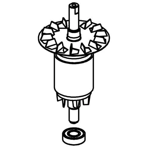 Complete rotor assembly - Santos #50 (50830) Complete rotor assembly - Santos #50 (50830)