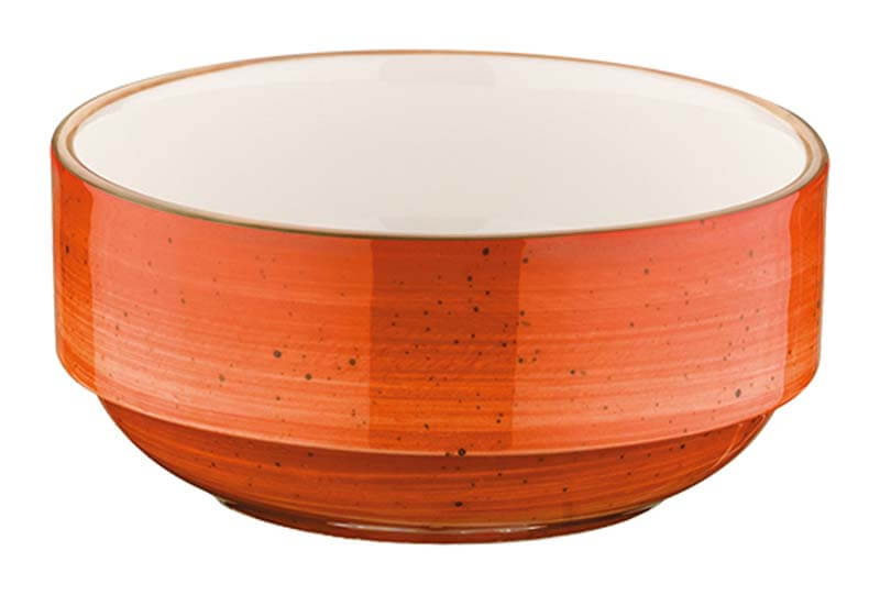Bonna Aura Terracotta Banquet Stackable bowl 6cm, 3cl orange - 24 pcs.
