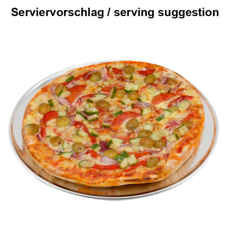 Flat Pizza Pan, Aluminum, Wide Rim - 30,5cm