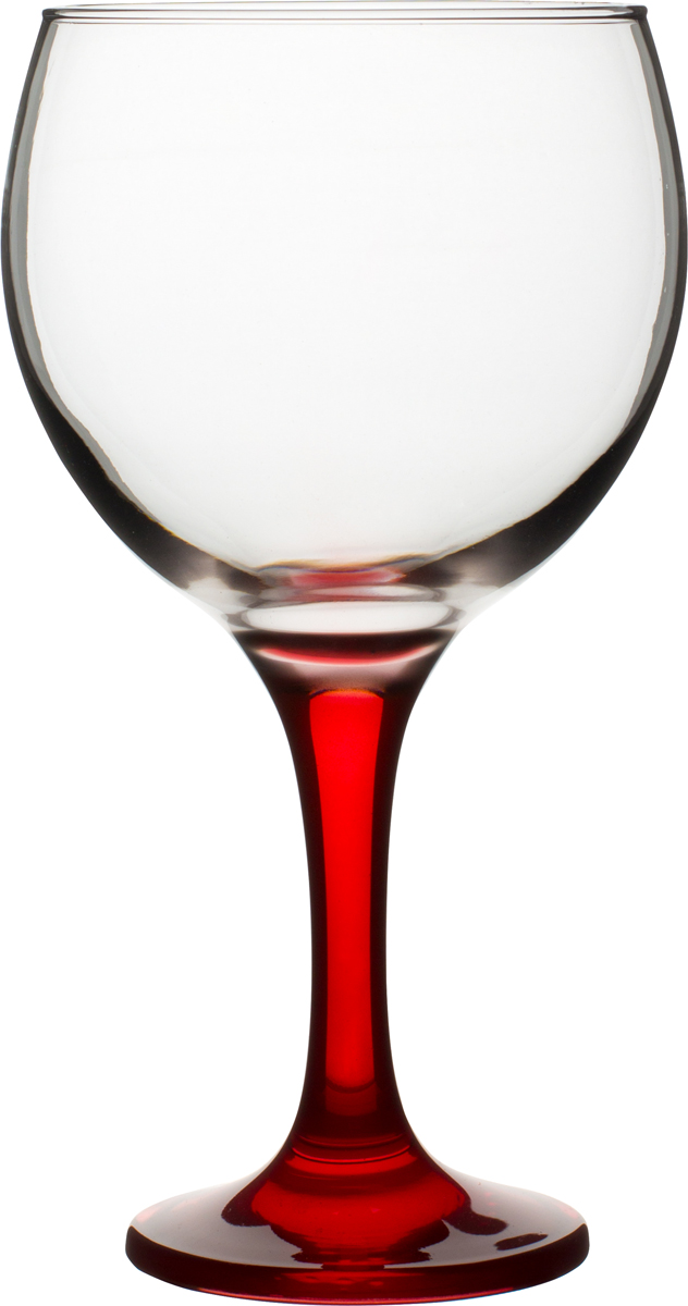Balloon glass Gin&Tonic, red stem, Gürallar - 645ml (1 pc.)