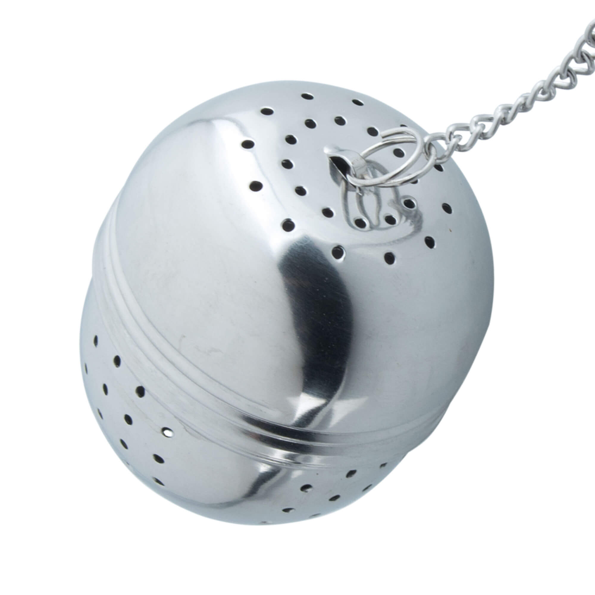 Tea infuser with chain, stainless steel - 4cm