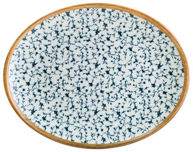 Bonna Calif Moove oval plate 25x19cm blue - 12 pcs. Bonna Calif Moove oval plate 25x19cm blue - 12 pcs.