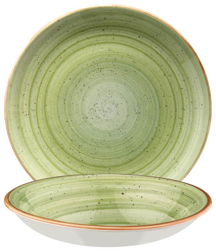 Bonna Aura Therapy Gourmet Deep plate 20cm green - 12 pcs. Bonna Aura Therapy Gourmet Deep plate 20cm green - 12 pcs.