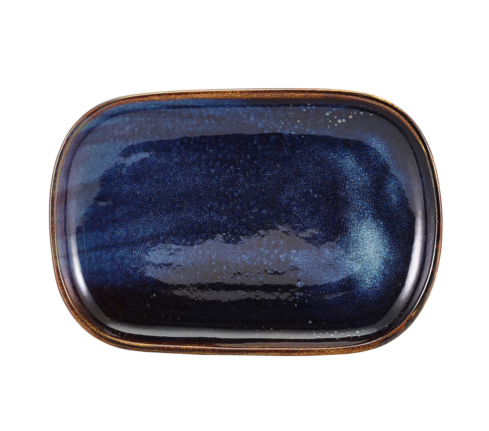 Rectangular Plate Terra Aqua Blue - 24x16,5cm (12 pcs.)