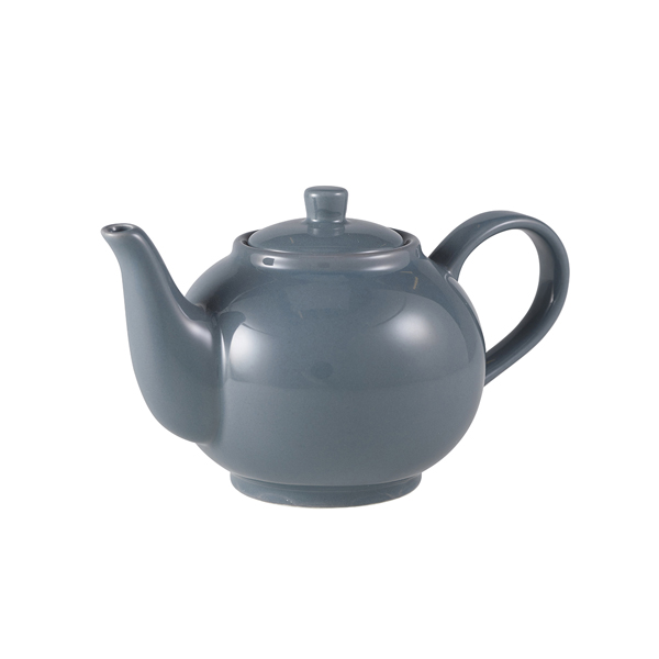 Teapot porcelain gray – 450 ml (6 pcs.)