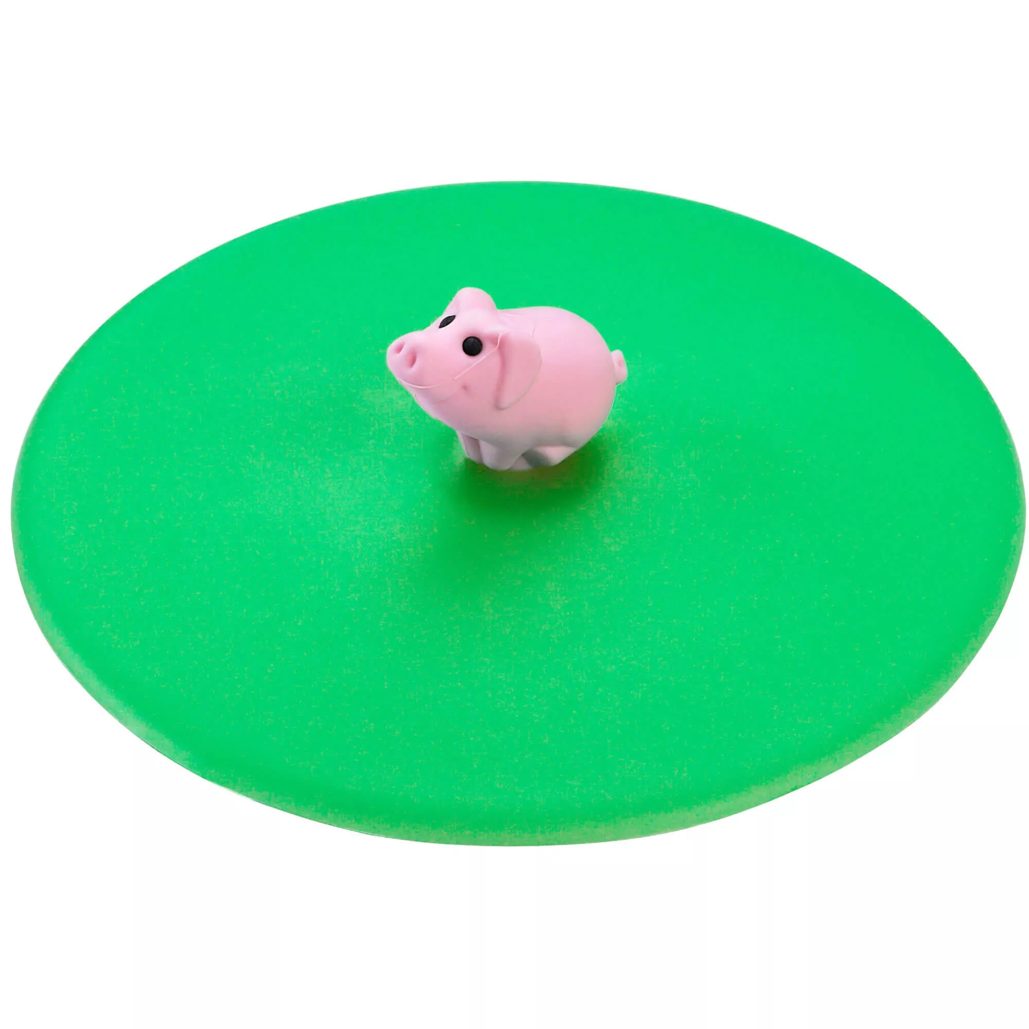 Glass lid silicone, Lurch - farm animals pig (10,5cm) Glass lid silicone, Lurch - farm animals pig (10,5cm)