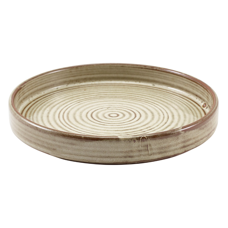 Presentation plate Terra Smoke Grey – 18 cm (6 pcs.)