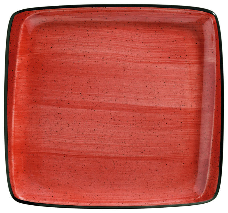Bonna Aura Passion Moove Plate 22x20cm red - 12 pcs.