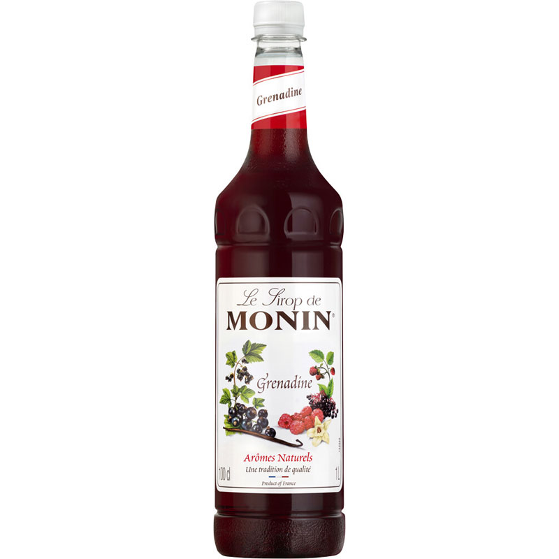 Grenadine - Monin Syrup, PET bottle (1,0l) Grenadine - Monin Syrup, PET bottle (1,0l)